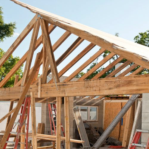 House Getting Built By Team Of Qualified Builders